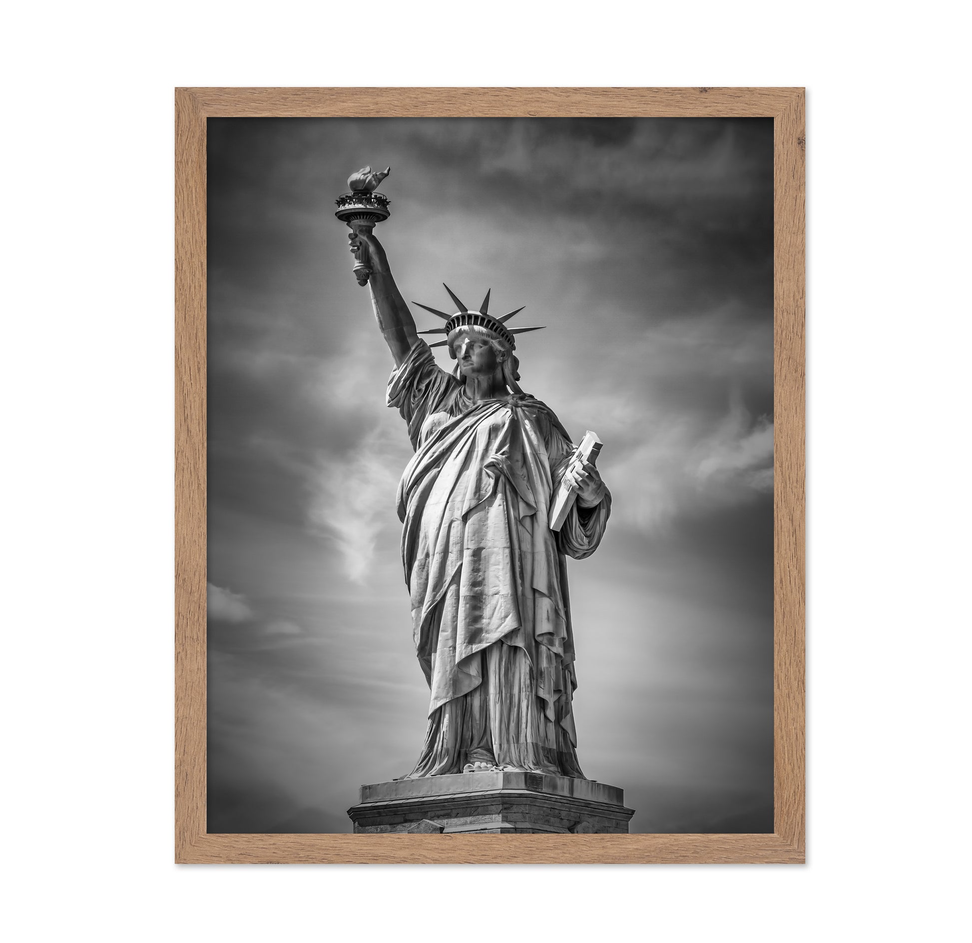 Liberty Statue Monochrome