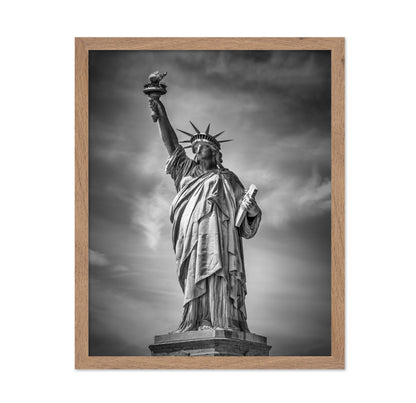 Liberty Statue Monochrome