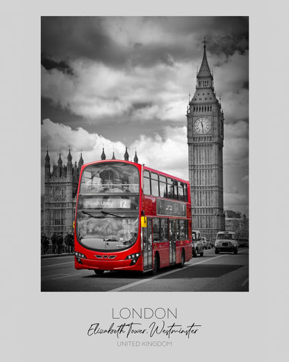 London Red Bus View
