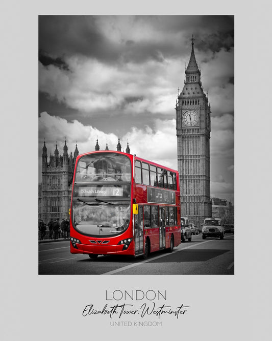 London Red Bus View