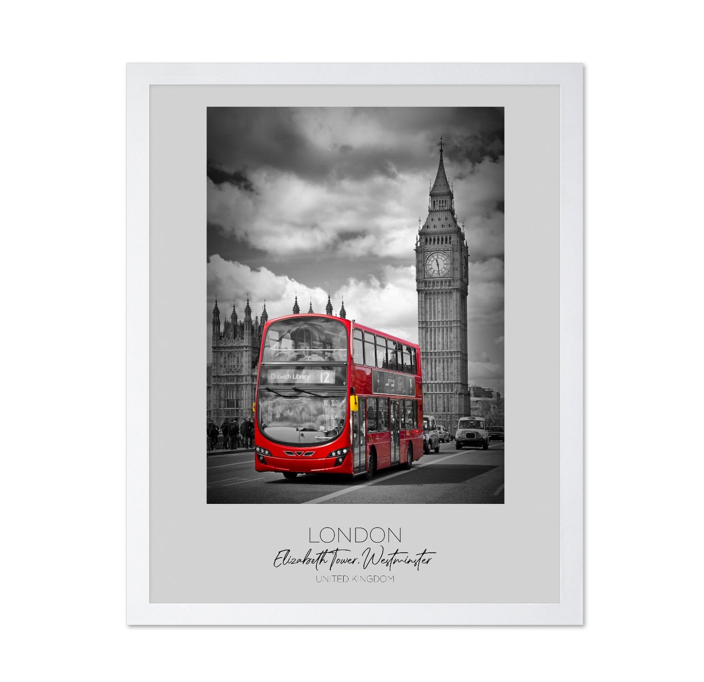 London Red Bus View