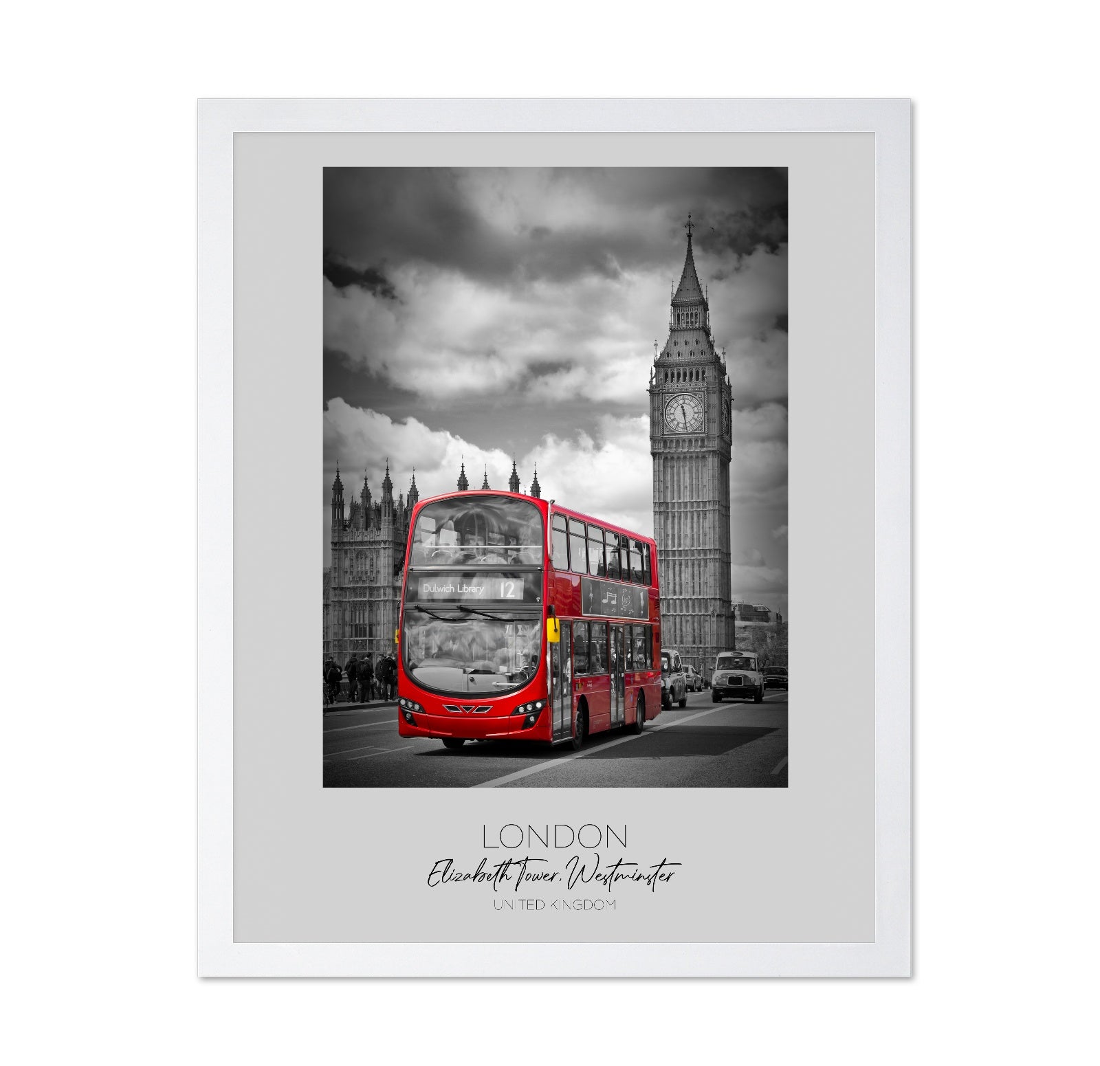 London Red Bus View