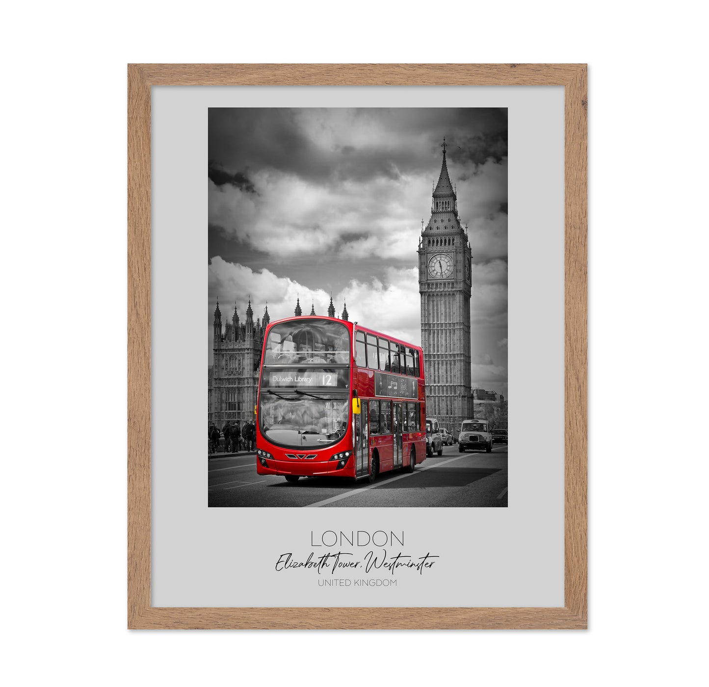 London Red Bus View