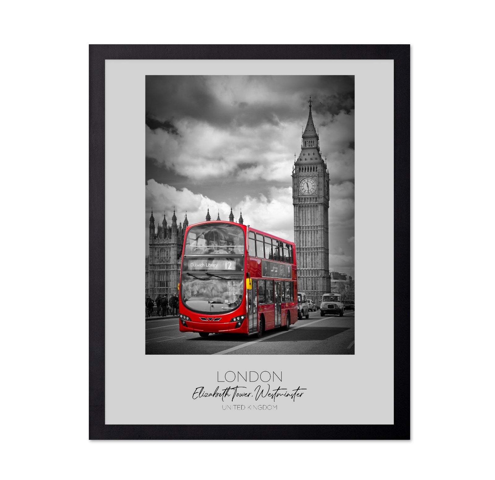 London Red Bus View
