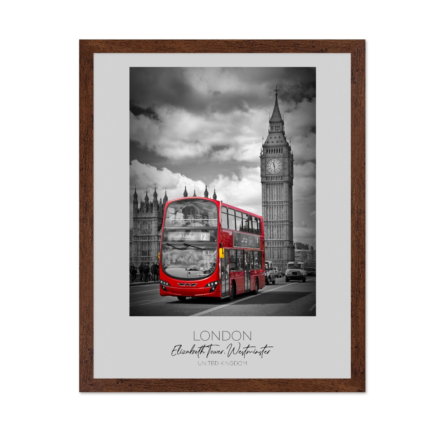 London Red Bus View