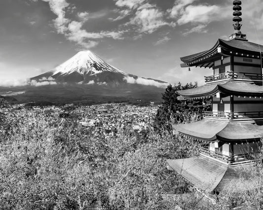 Mount Fuji Pagoda View