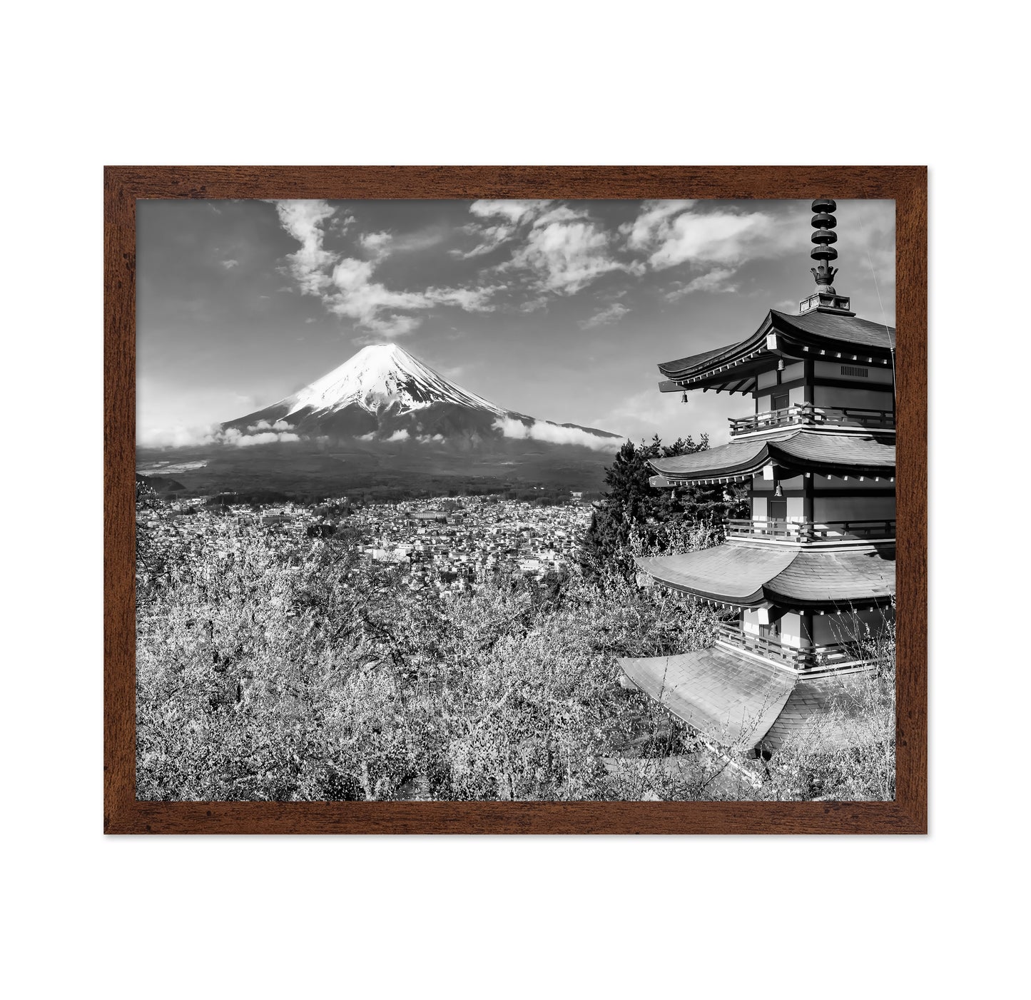 Mount Fuji Pagoda View