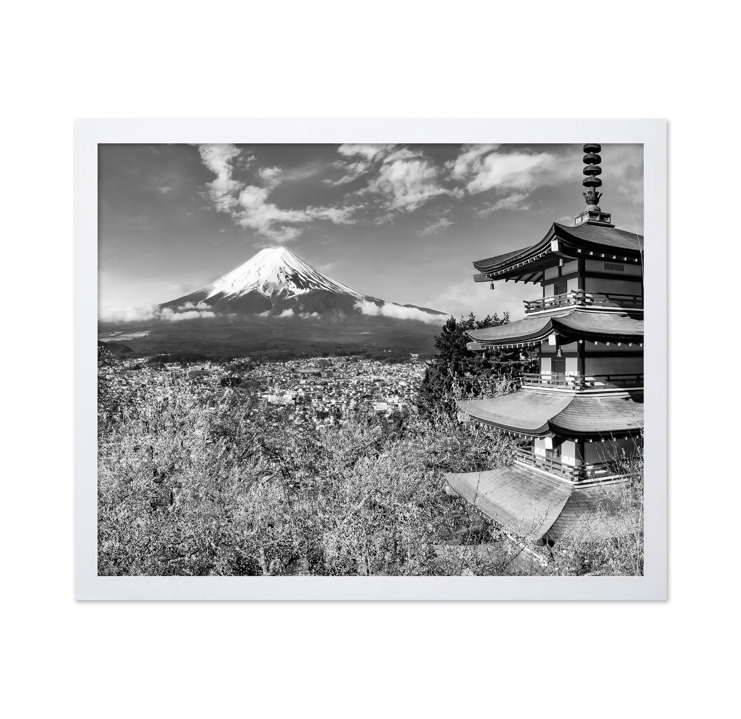 Mount Fuji Pagoda View