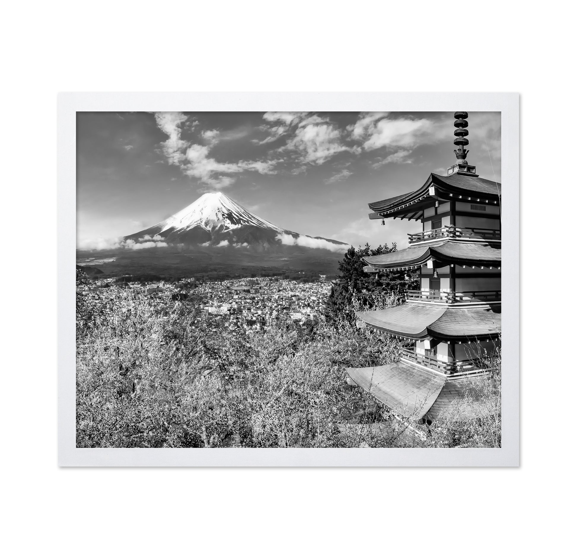 Mount Fuji Pagoda View