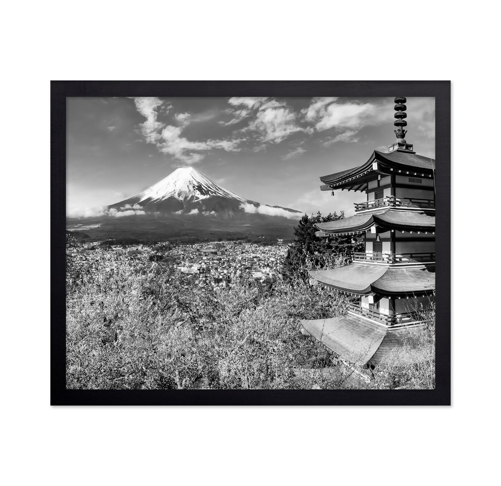 Mount Fuji Pagoda View