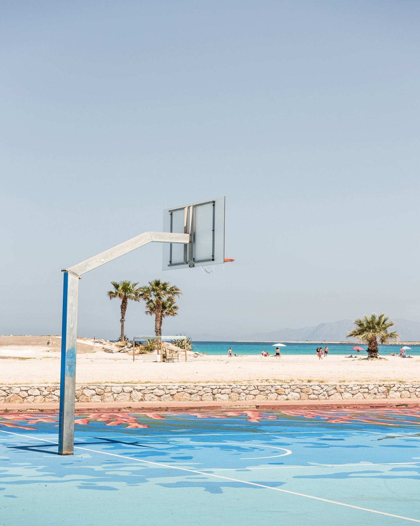Beach Basketball Court