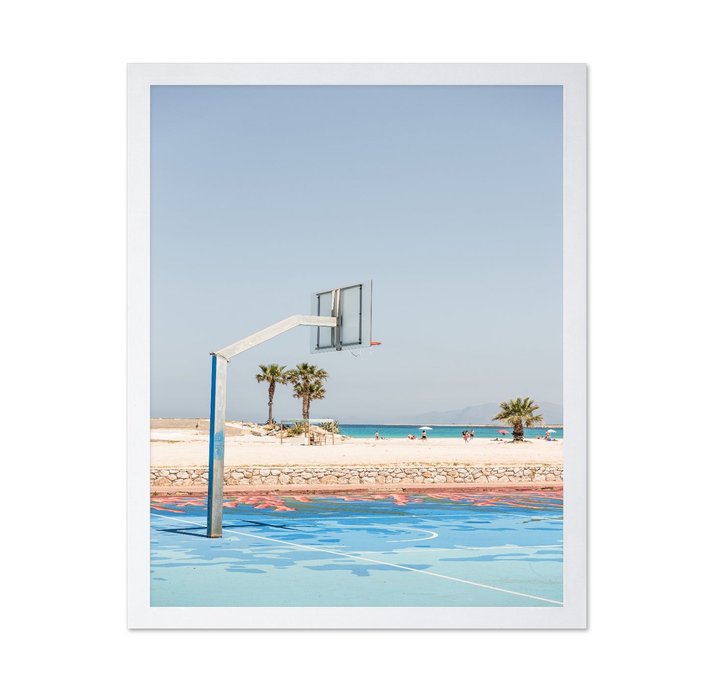 Beach Basketball Court