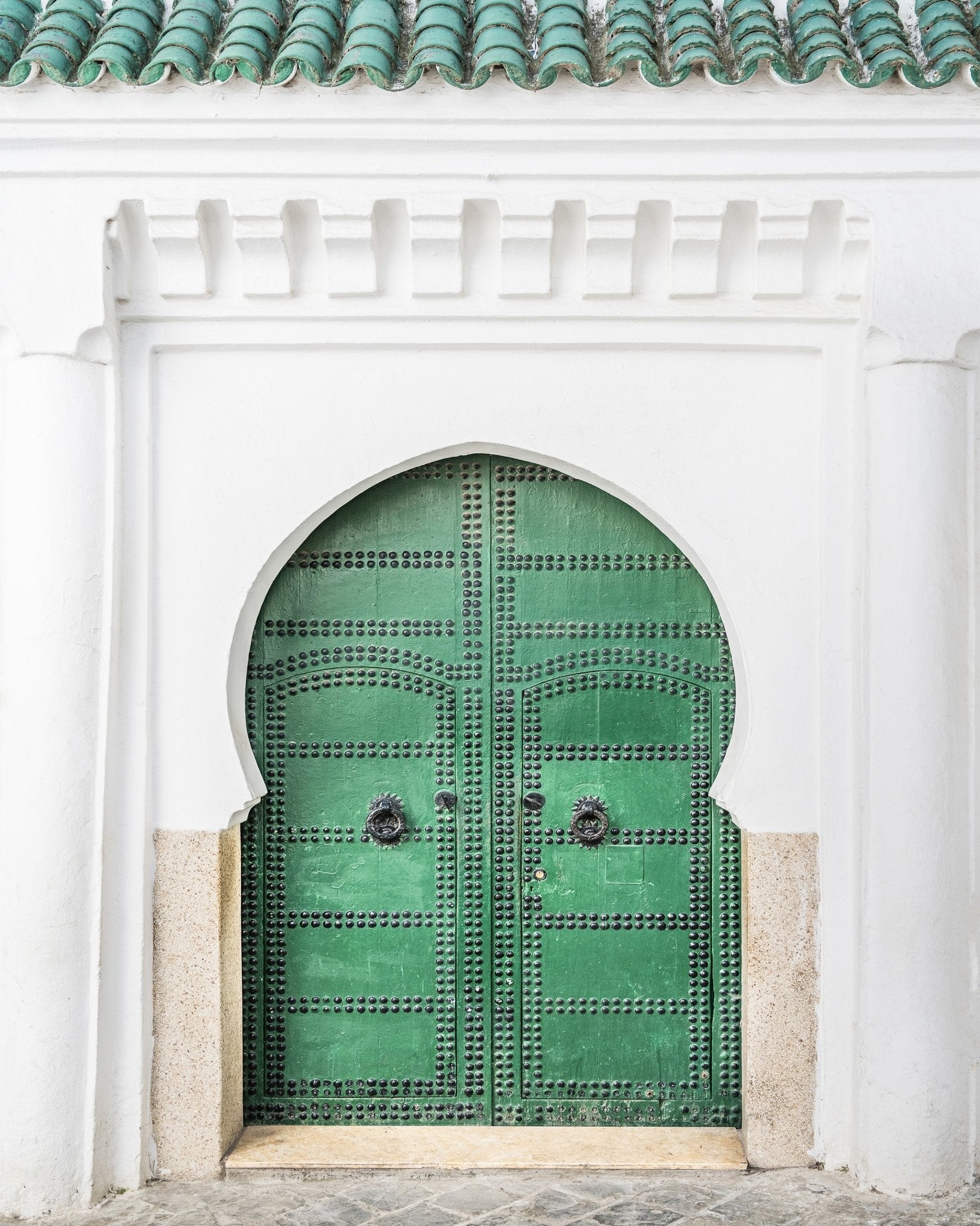 Green Moroccan Door