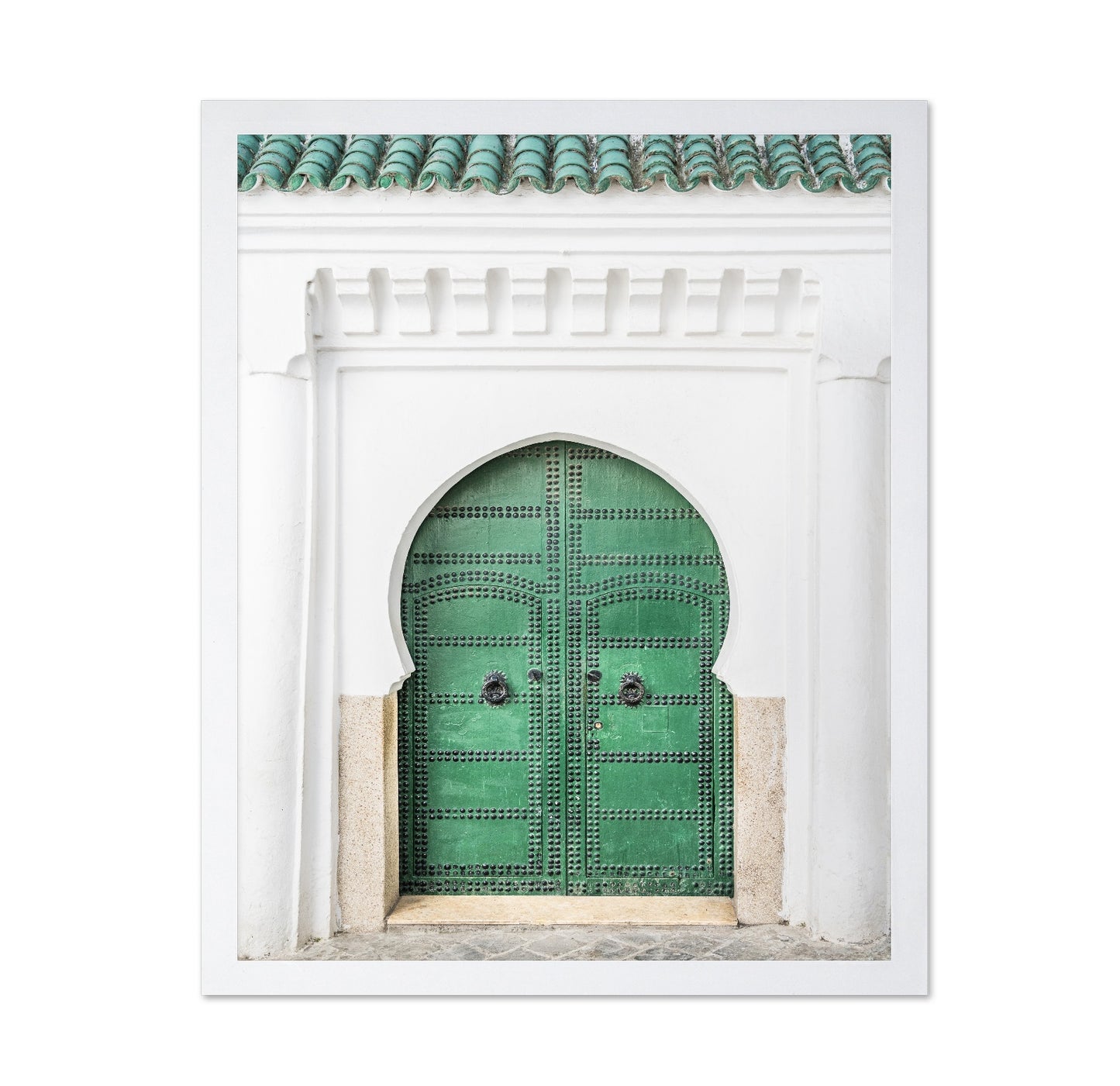 Green Moroccan Door