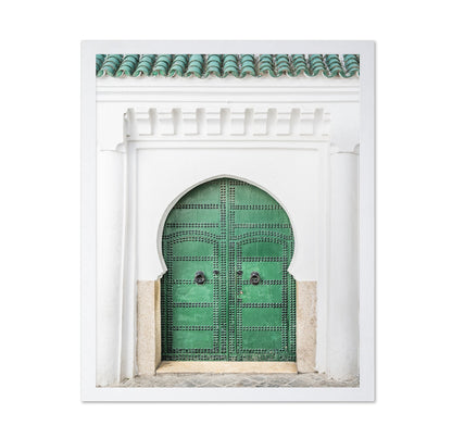 Green Moroccan Door