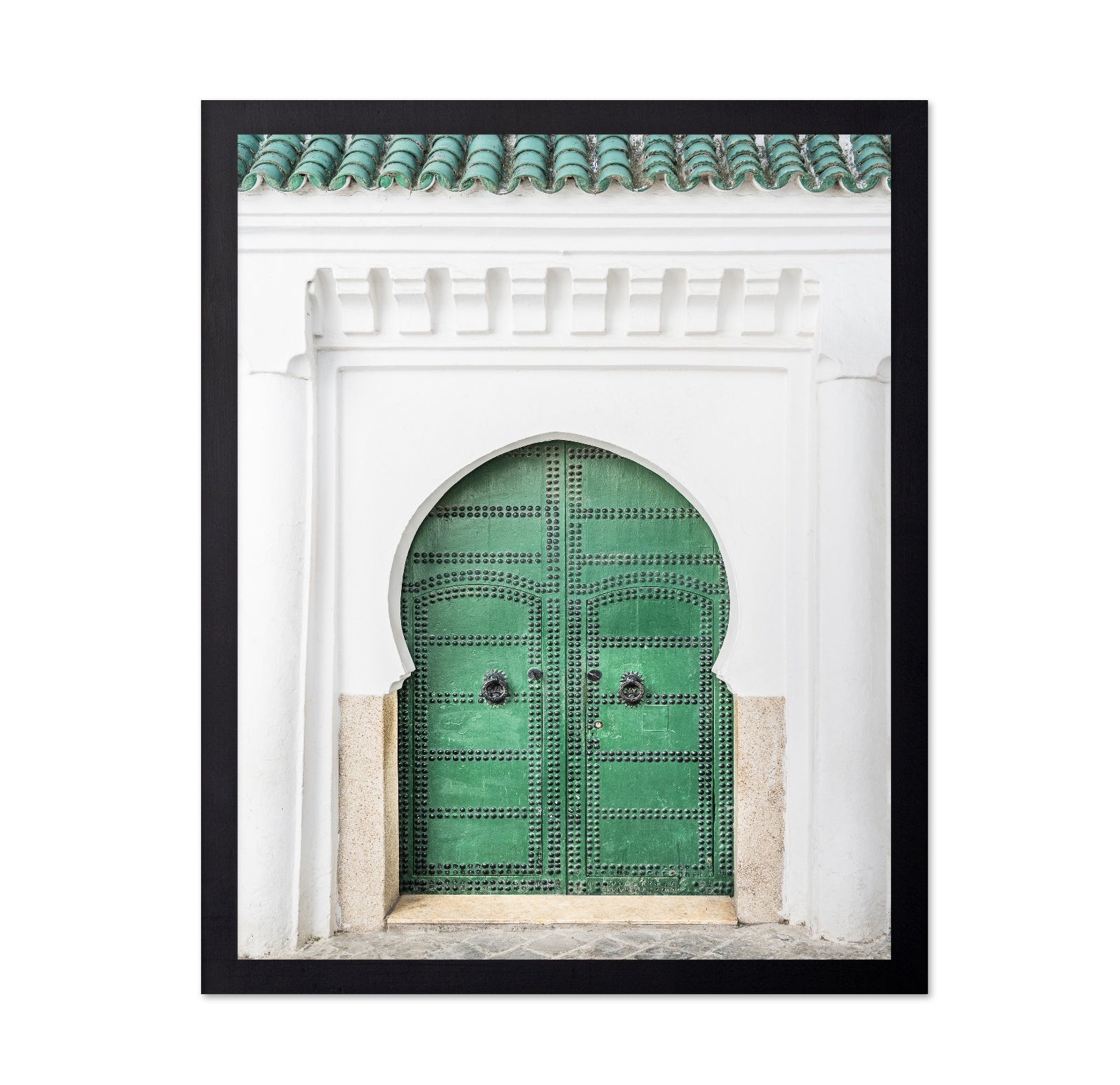 Green Moroccan Door