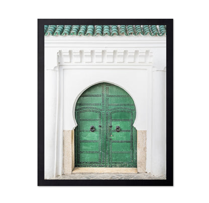 Green Moroccan Door