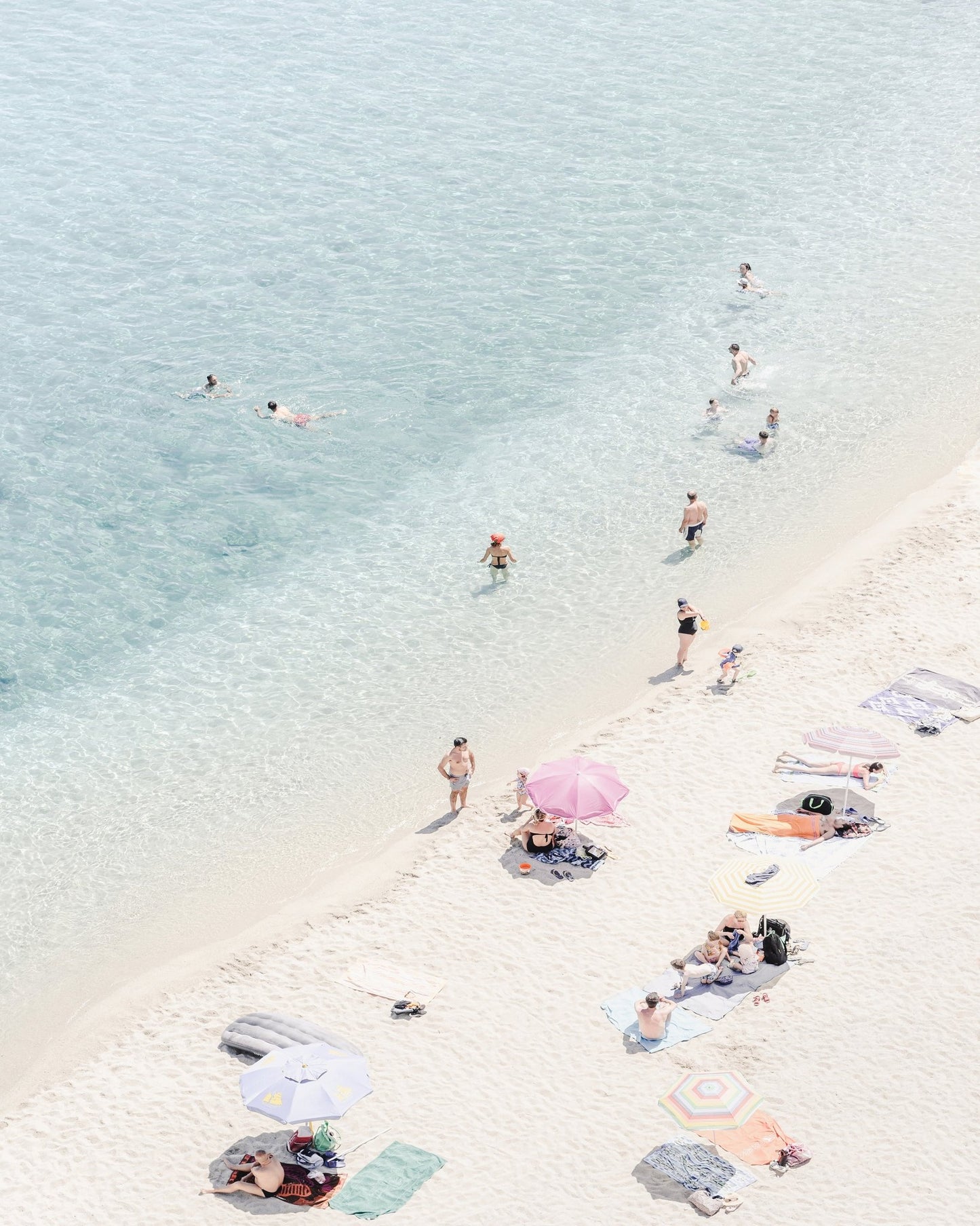 Aerial Beach Scene