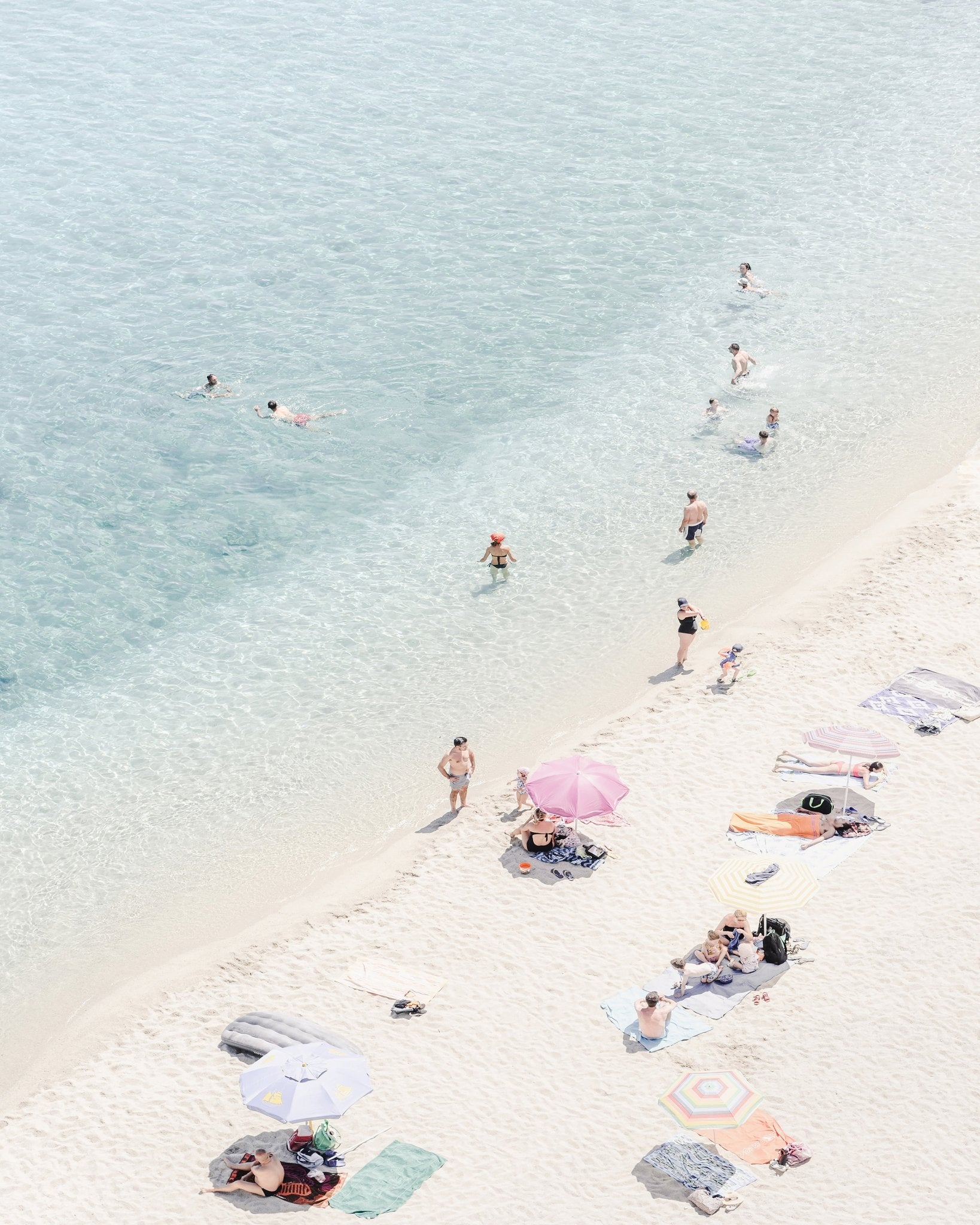 Aerial Beach Scene