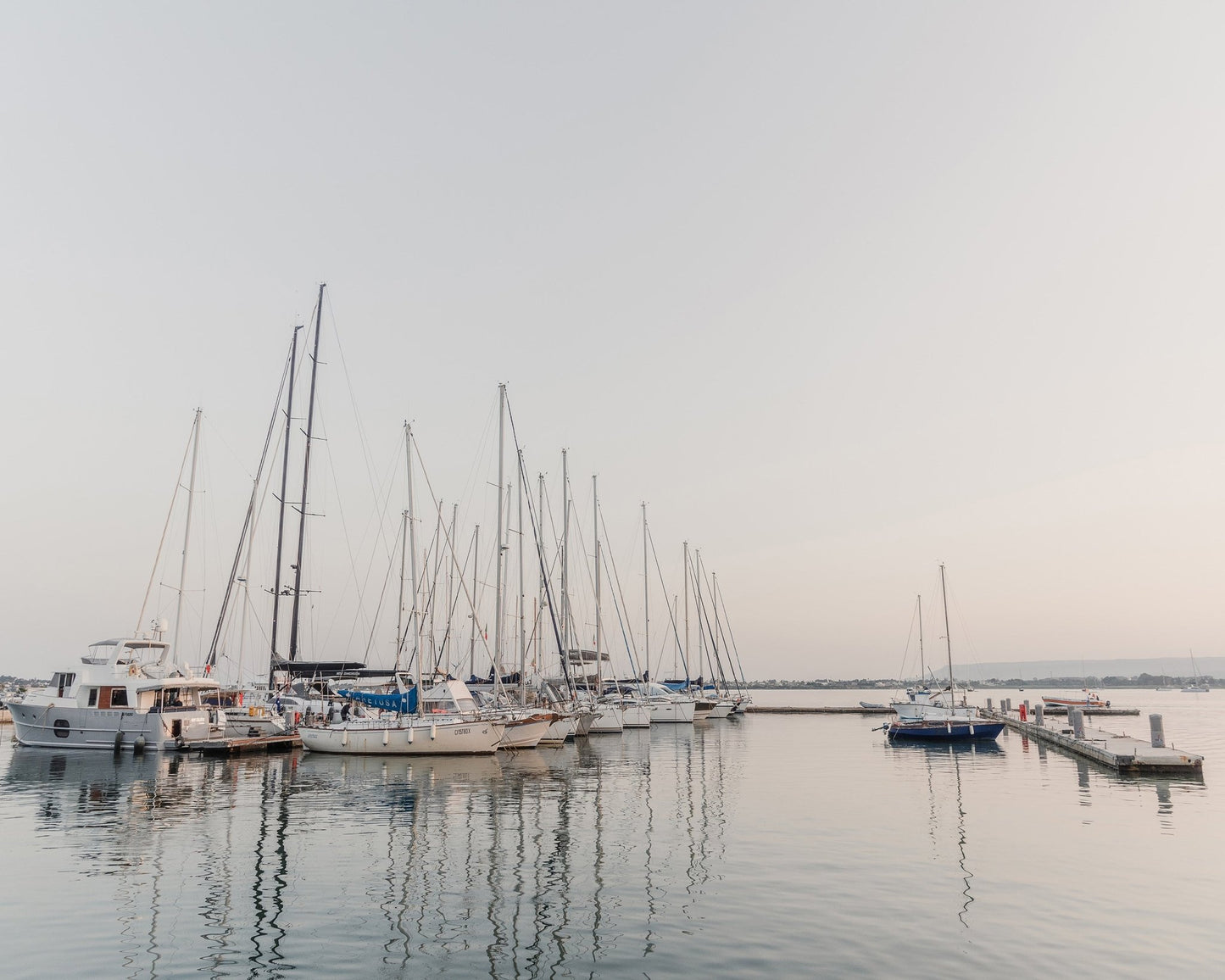 Sicily Harbor Boats