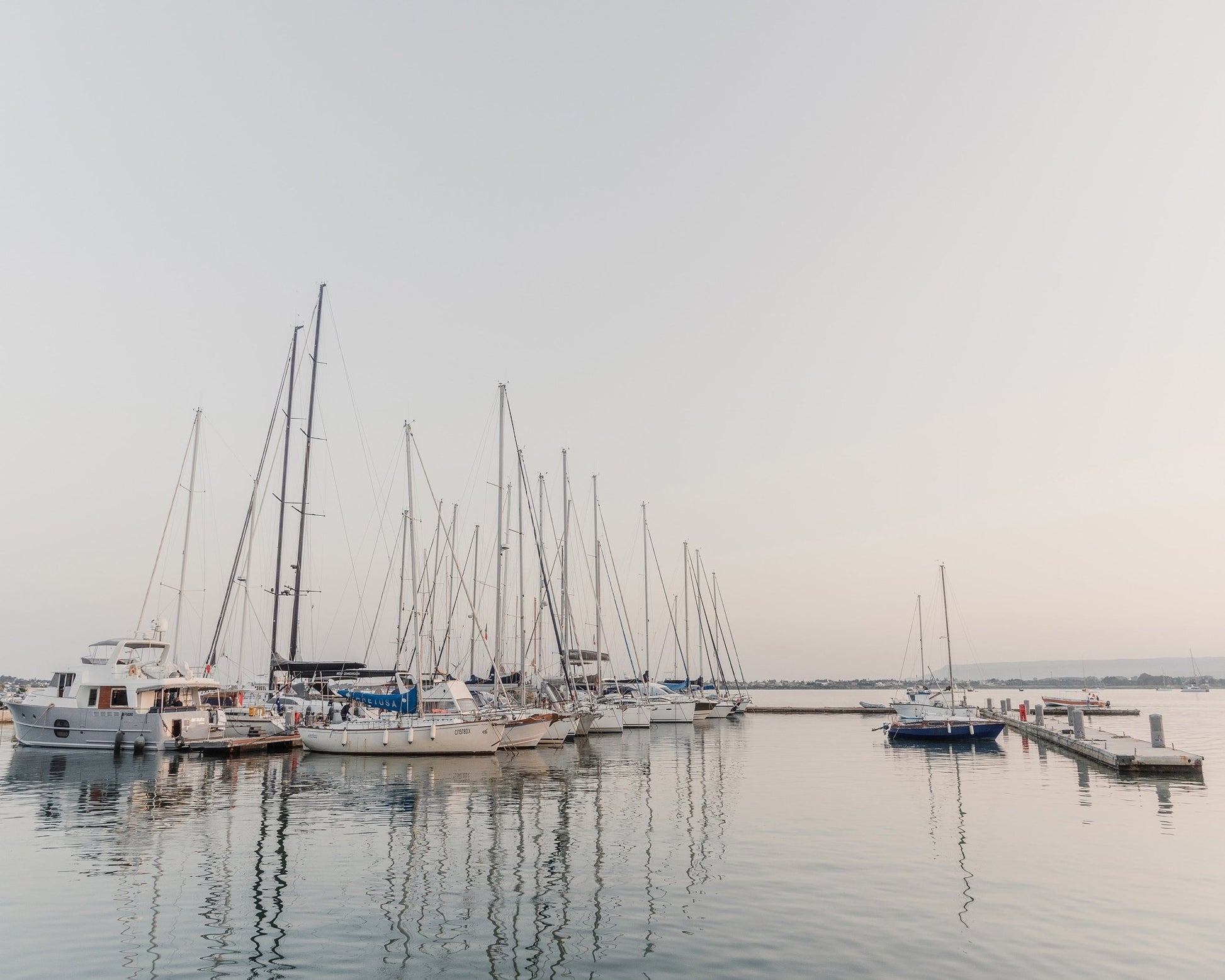 Sicily Harbor Boats