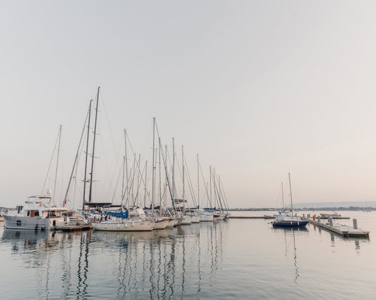 Sicily Harbor Boats