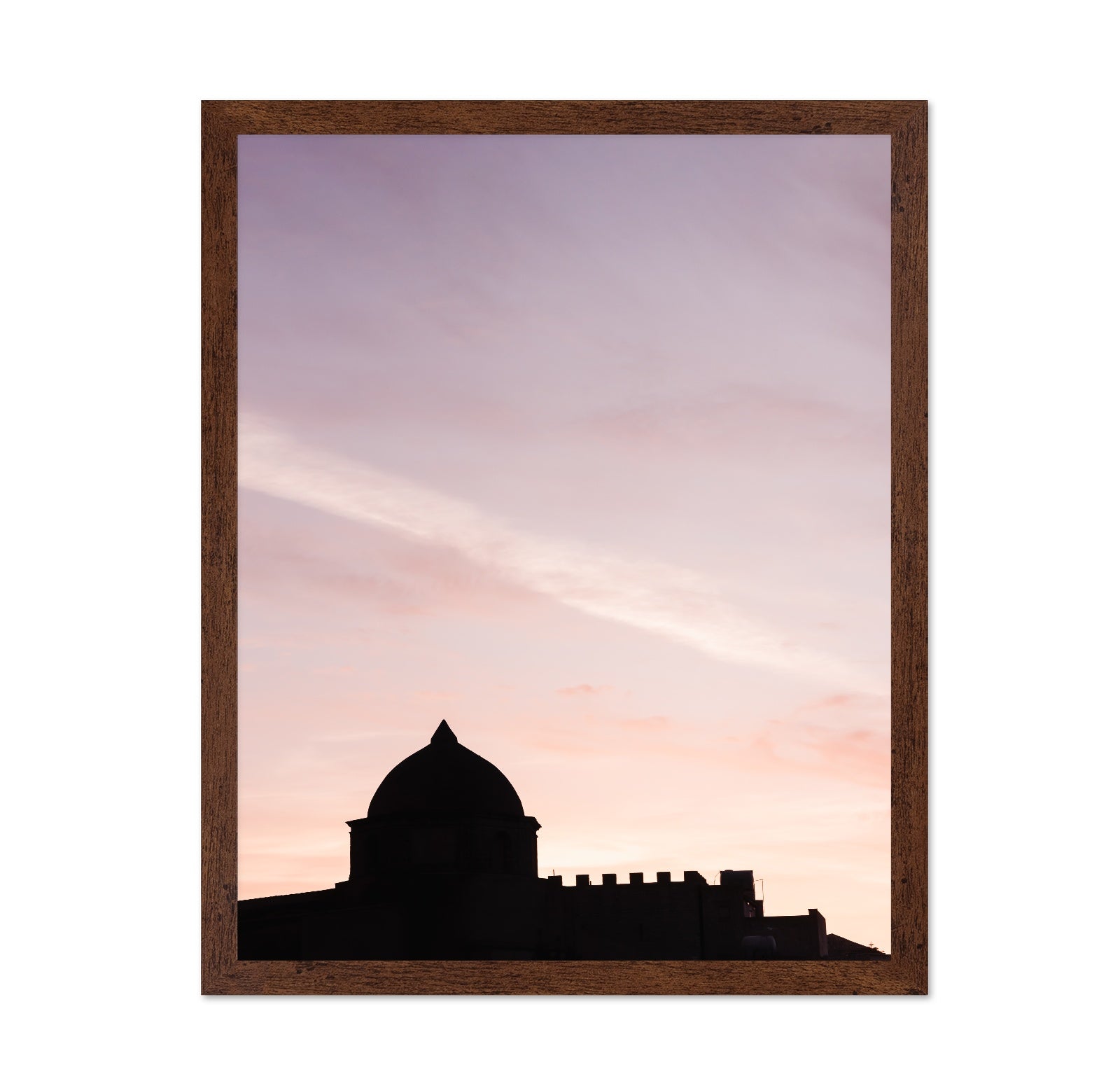 Church Silhouette At Sunset