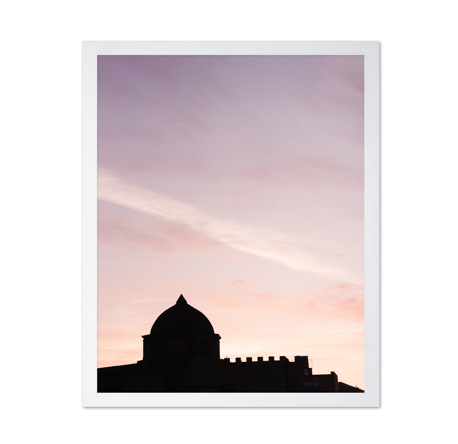 Church Silhouette At Sunset