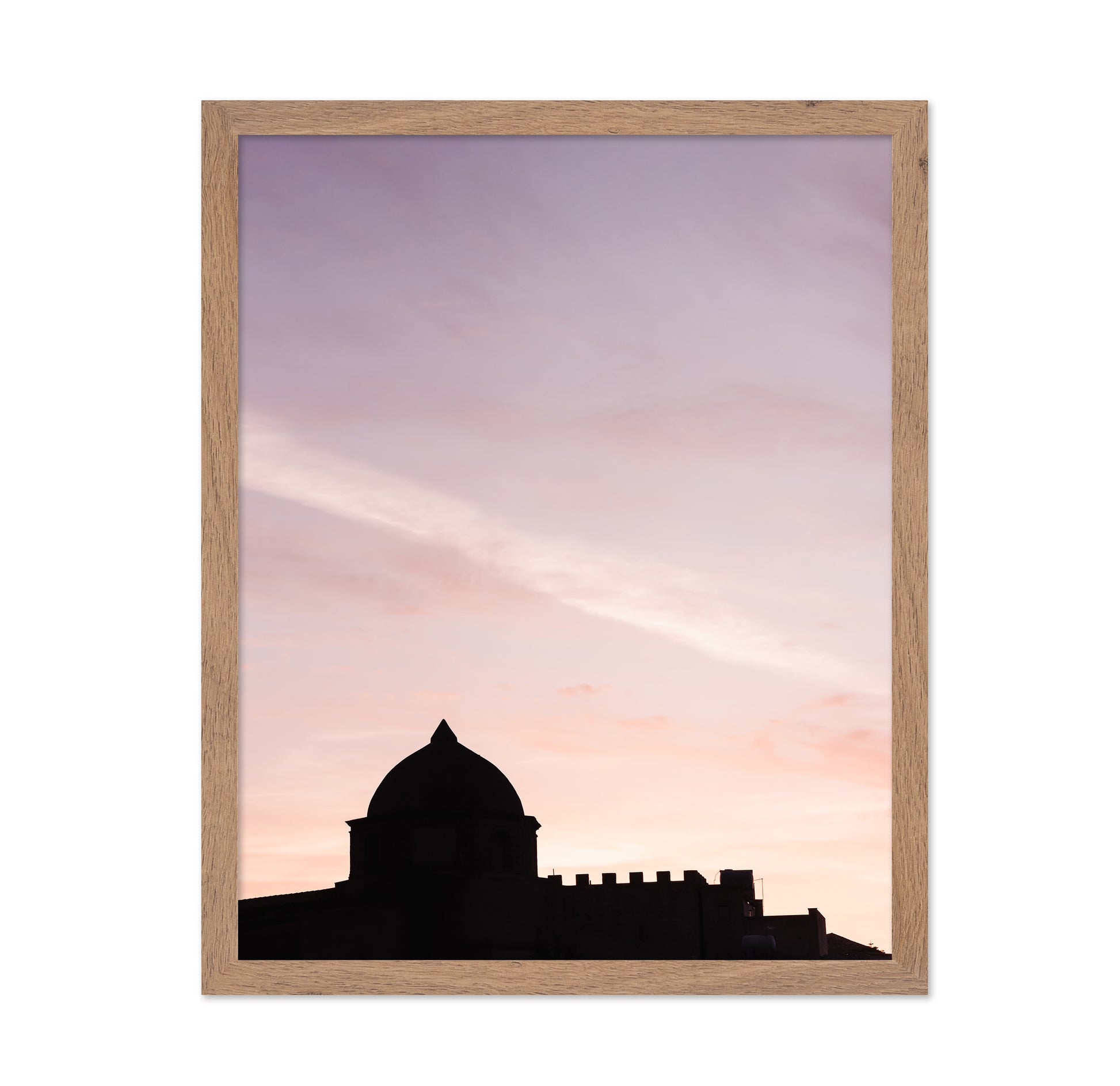 Church Silhouette At Sunset
