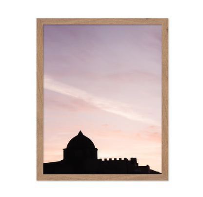 Church Silhouette At Sunset