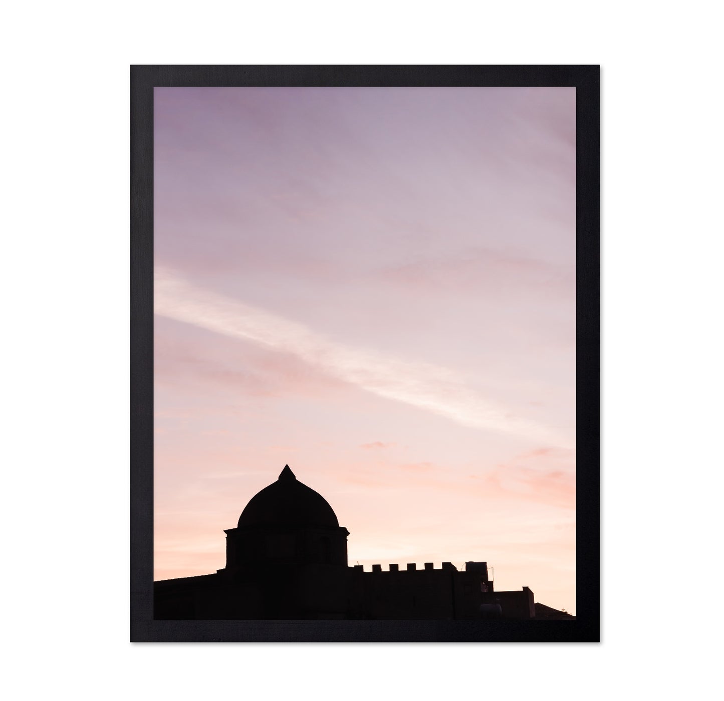 Church Silhouette At Sunset