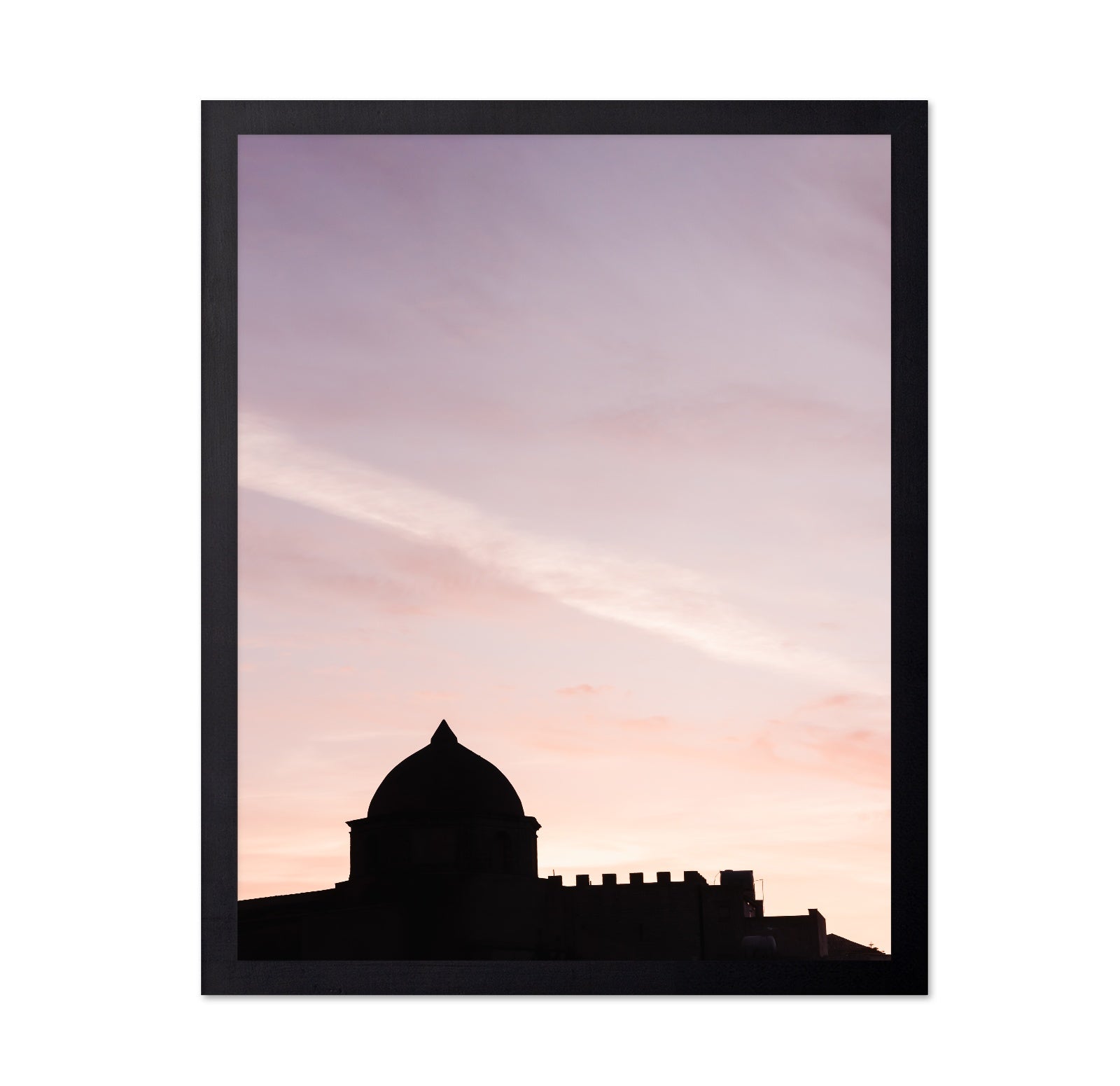 Church Silhouette At Sunset