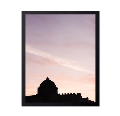 Church Silhouette At Sunset