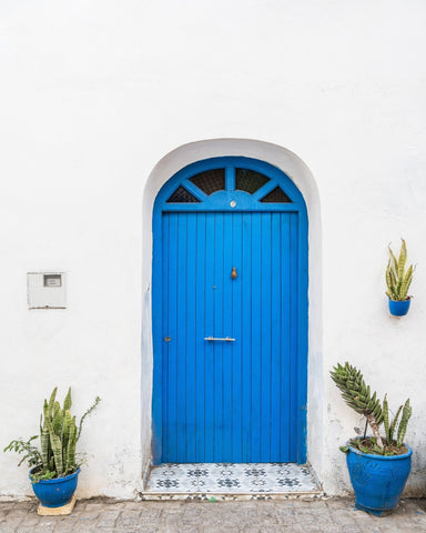 Blue Moroccan Door