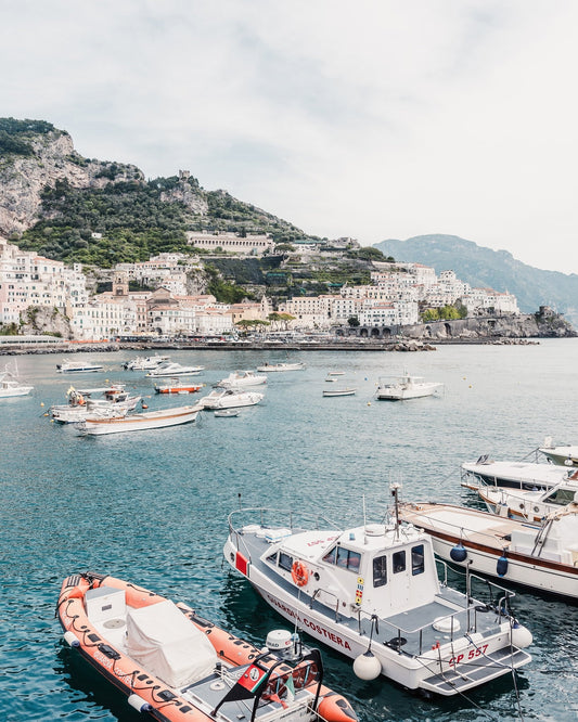 Amalfi Harbor Boats