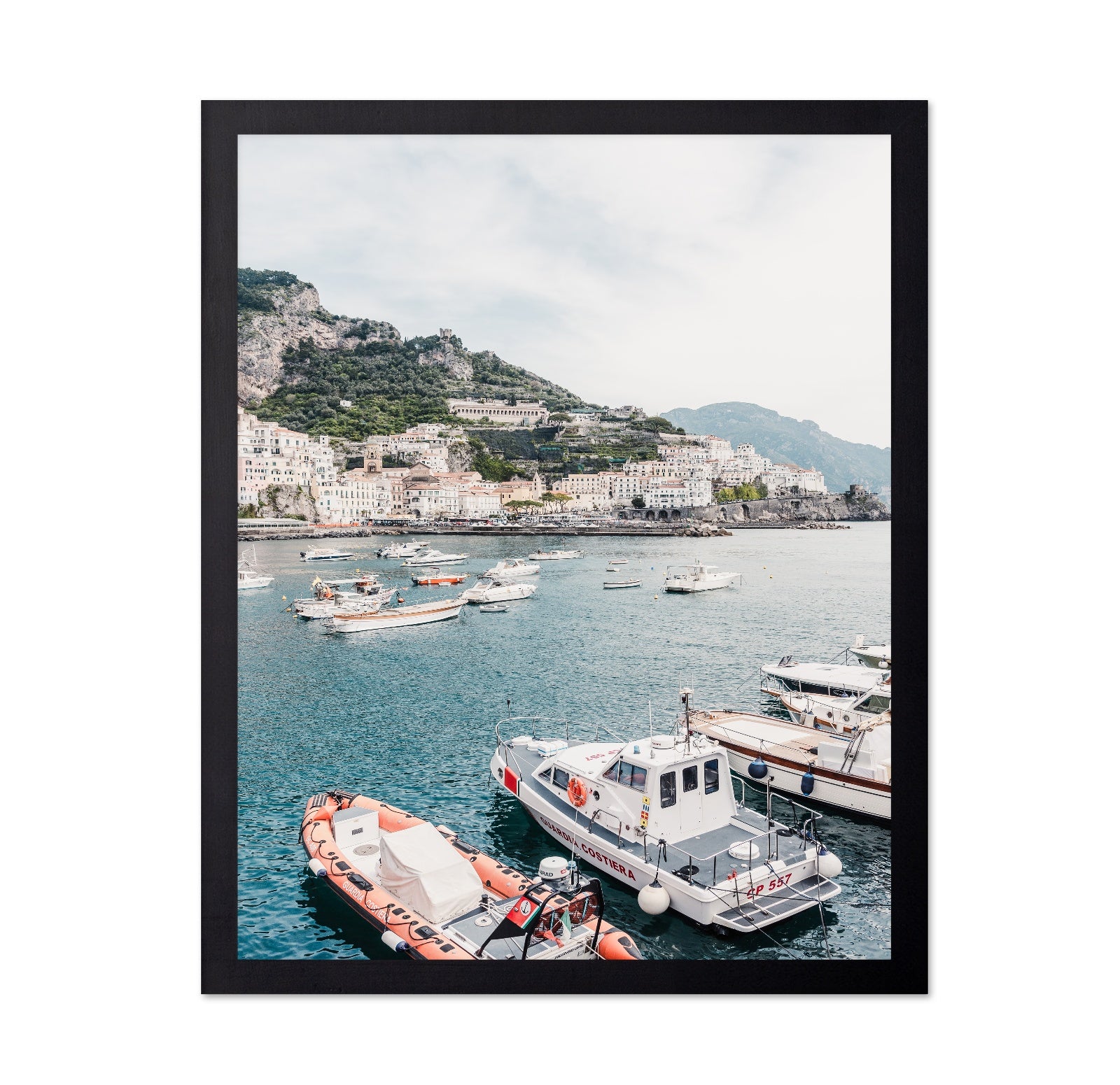 Amalfi Harbor Boats