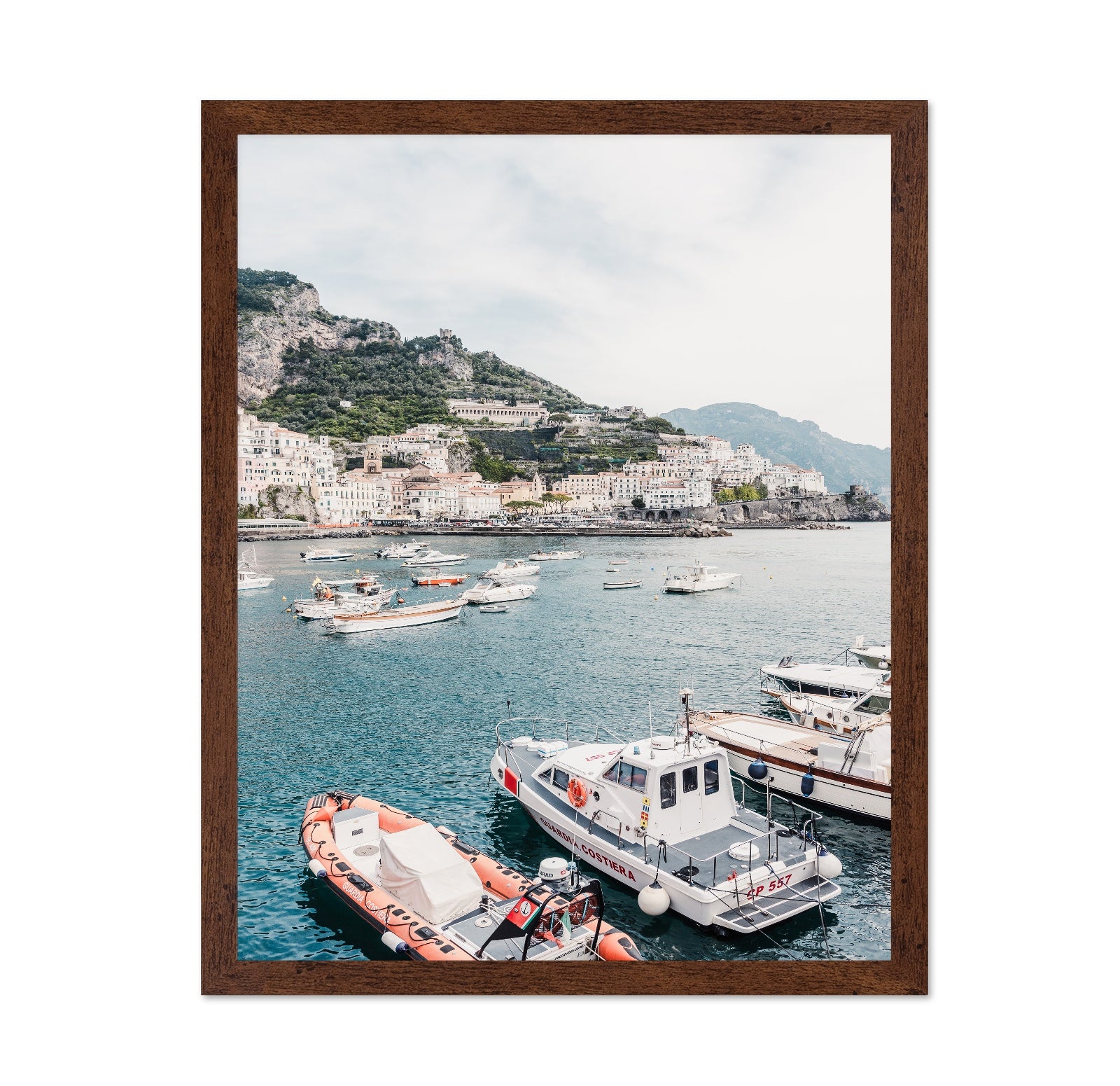 Amalfi Harbor Boats