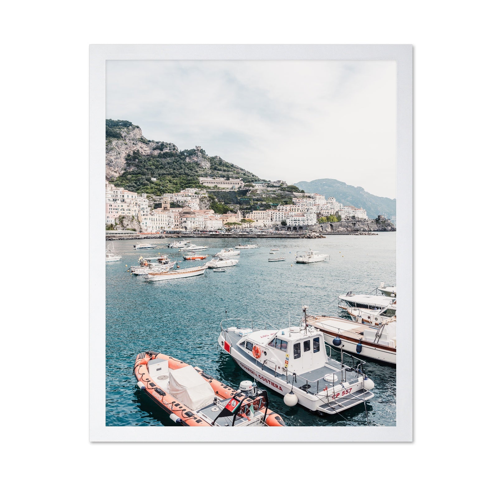 Amalfi Harbor Boats