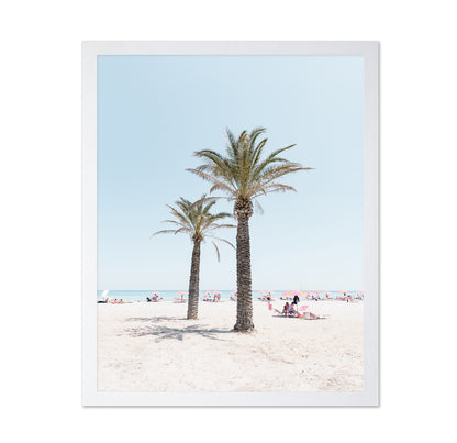 Beach Palm Scene
