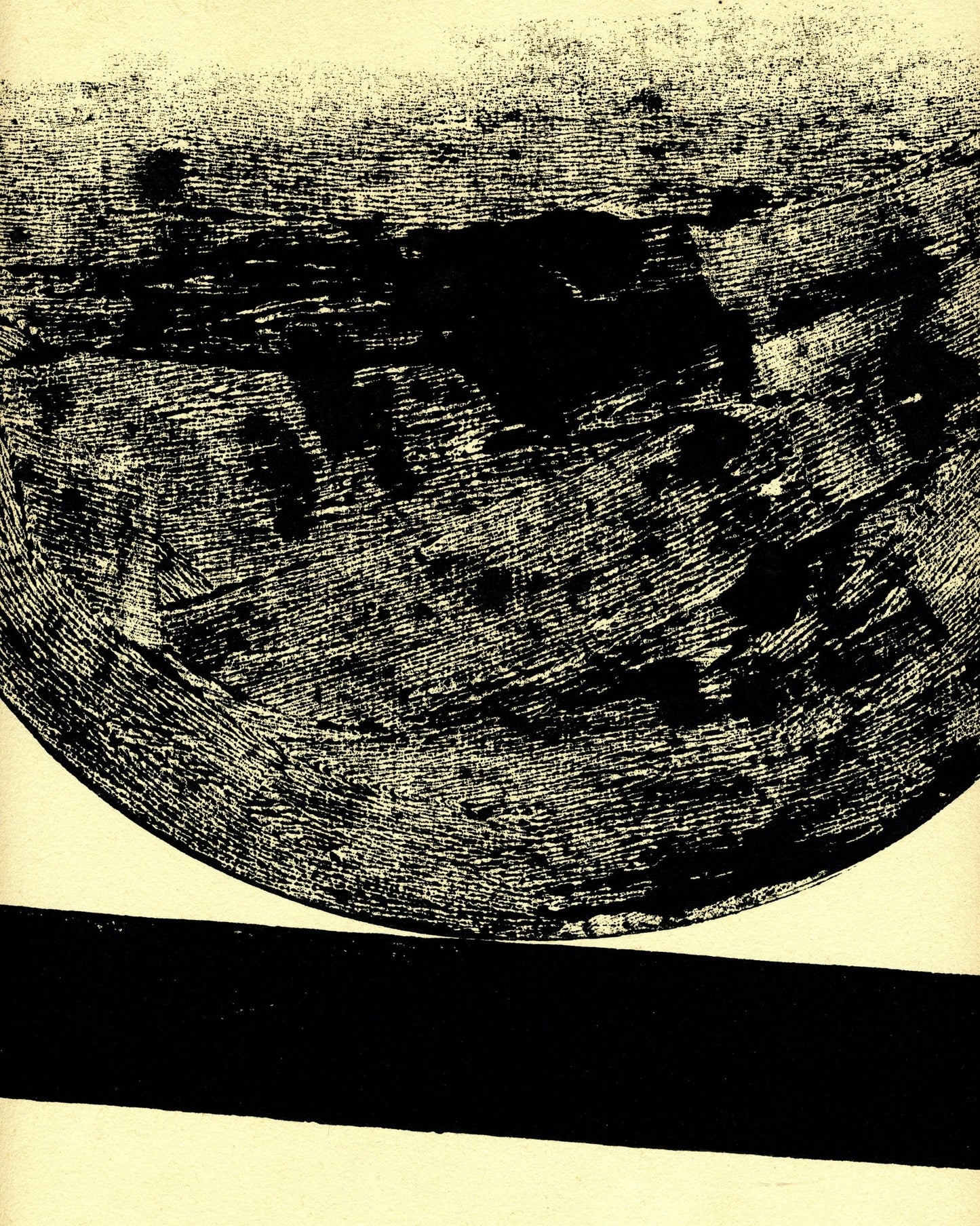 Textured Circle Form