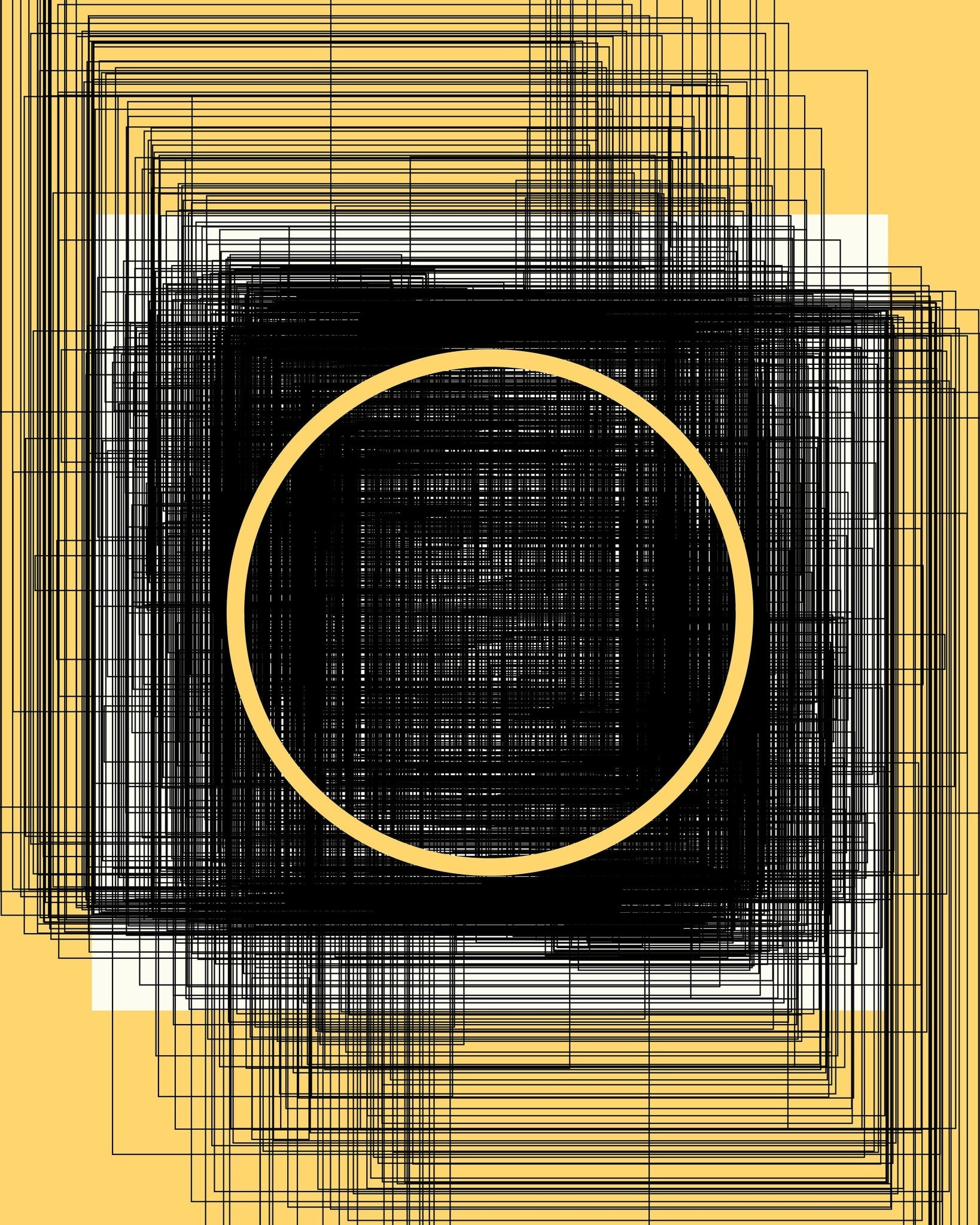 Yellow Circle Grid
