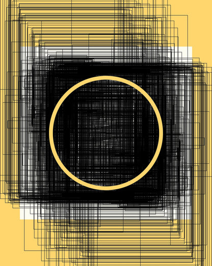 Yellow Circle Grid