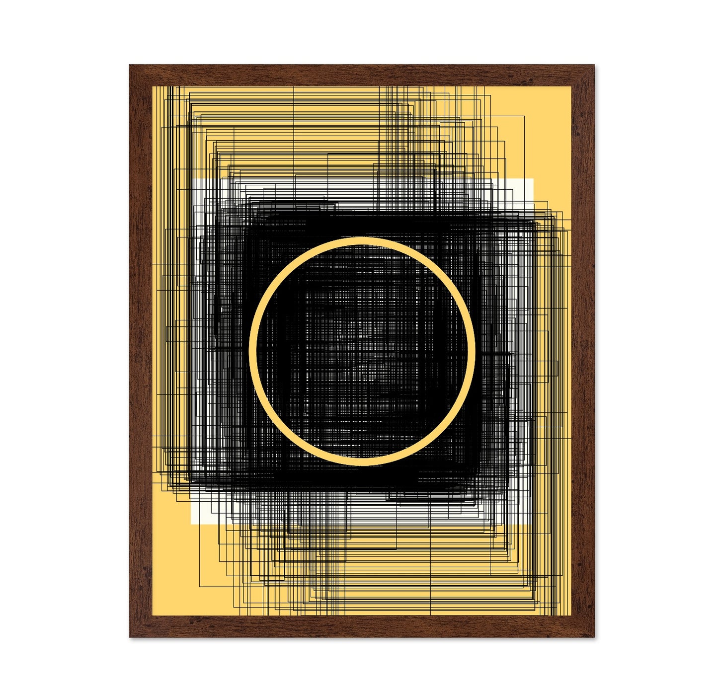 Yellow Circle Grid