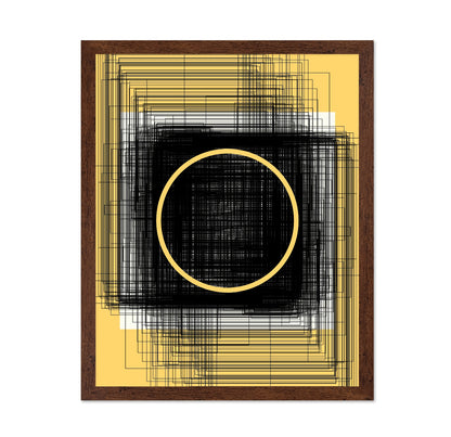 Yellow Circle Grid