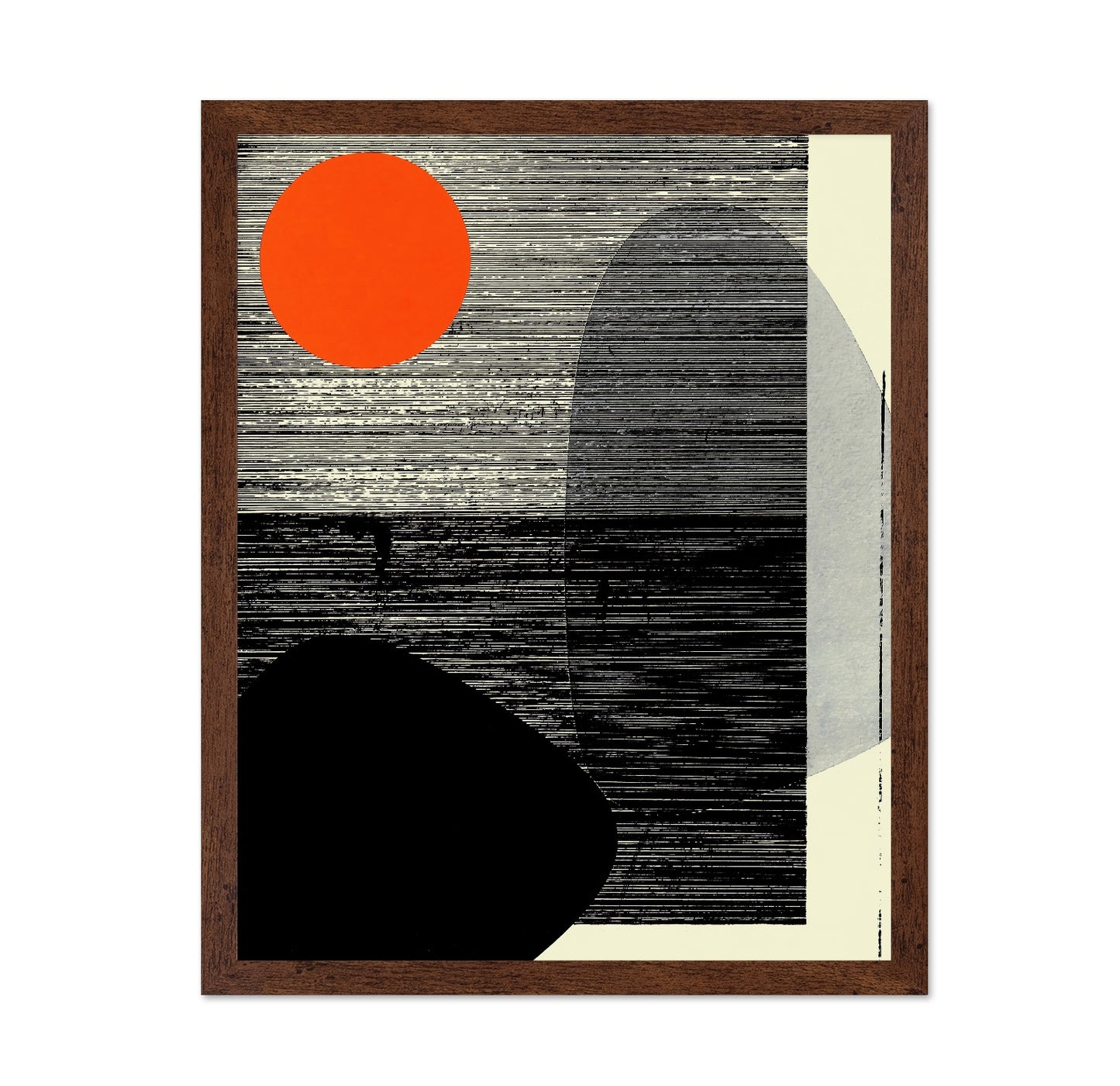 Abstract Sunset Shapes No1
