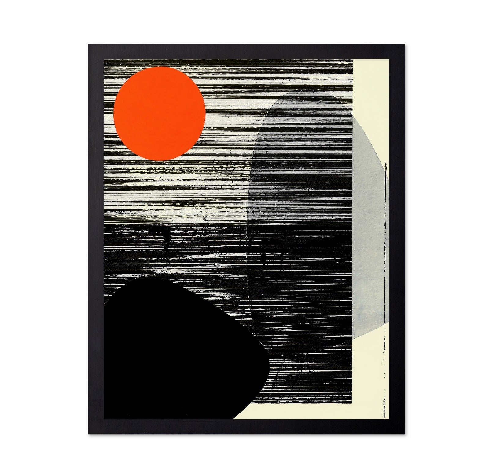 Abstract Sunset Shapes No1