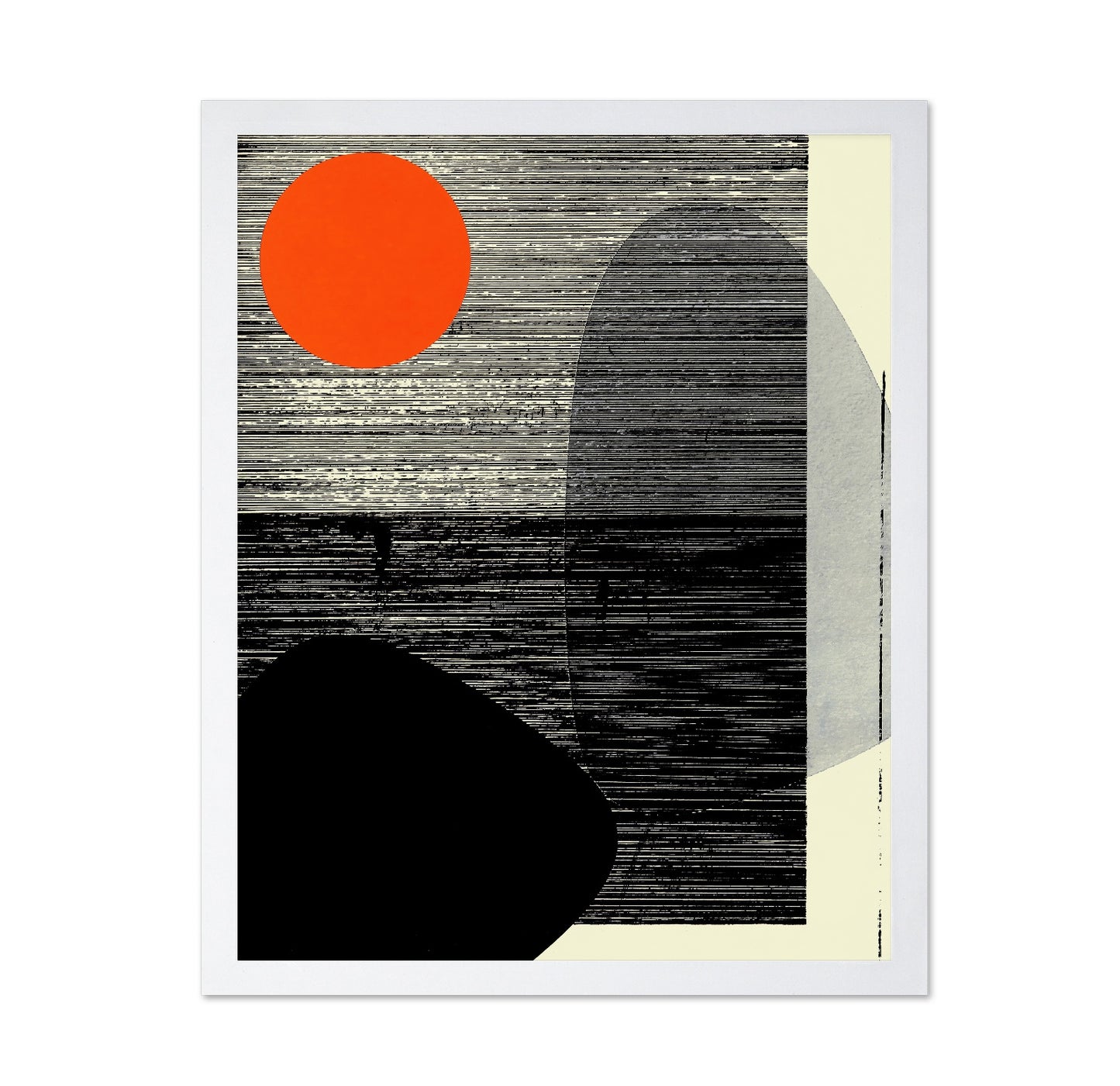 Abstract Sunset Shapes No1