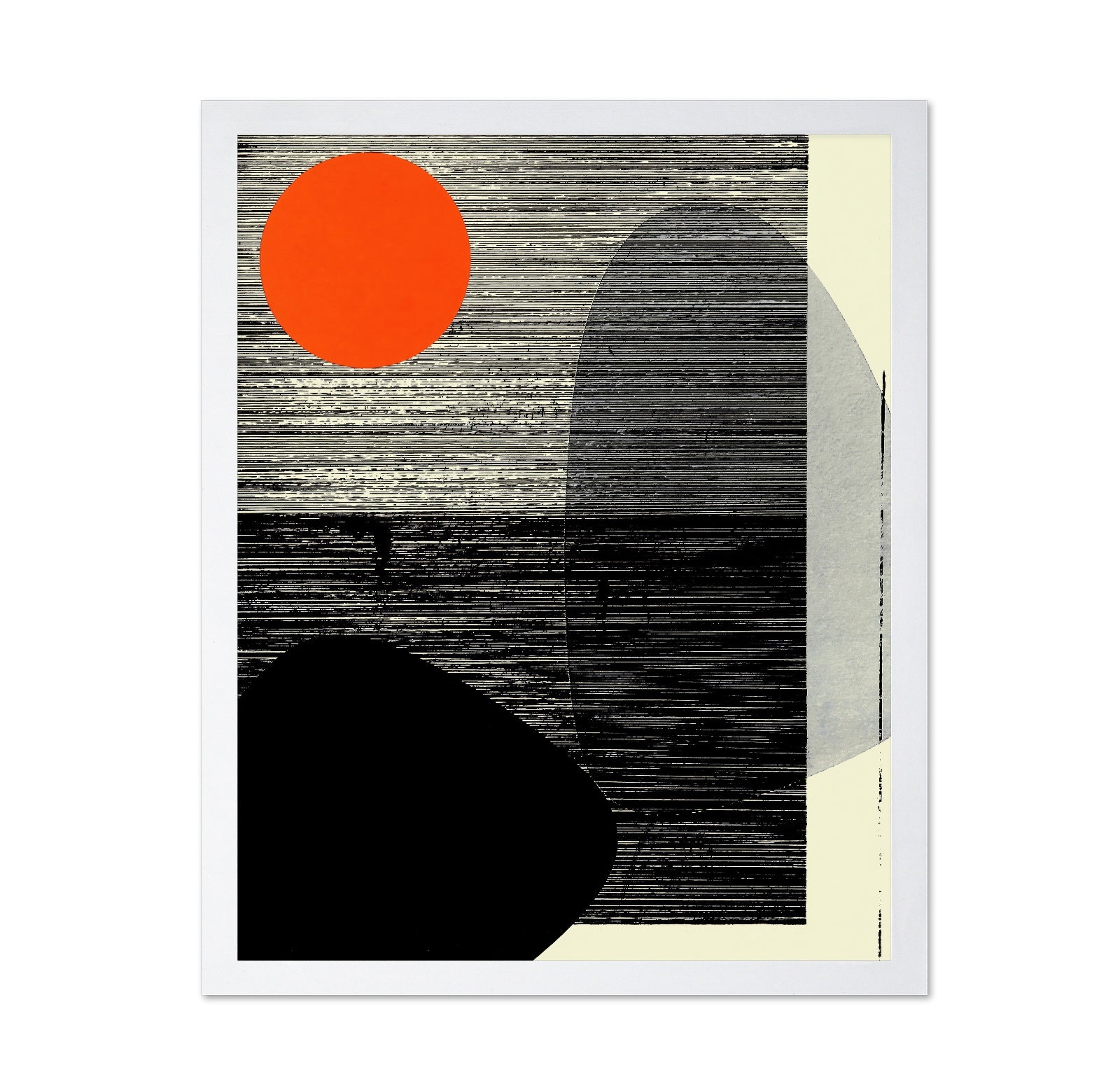 Abstract Sunset Shapes No1