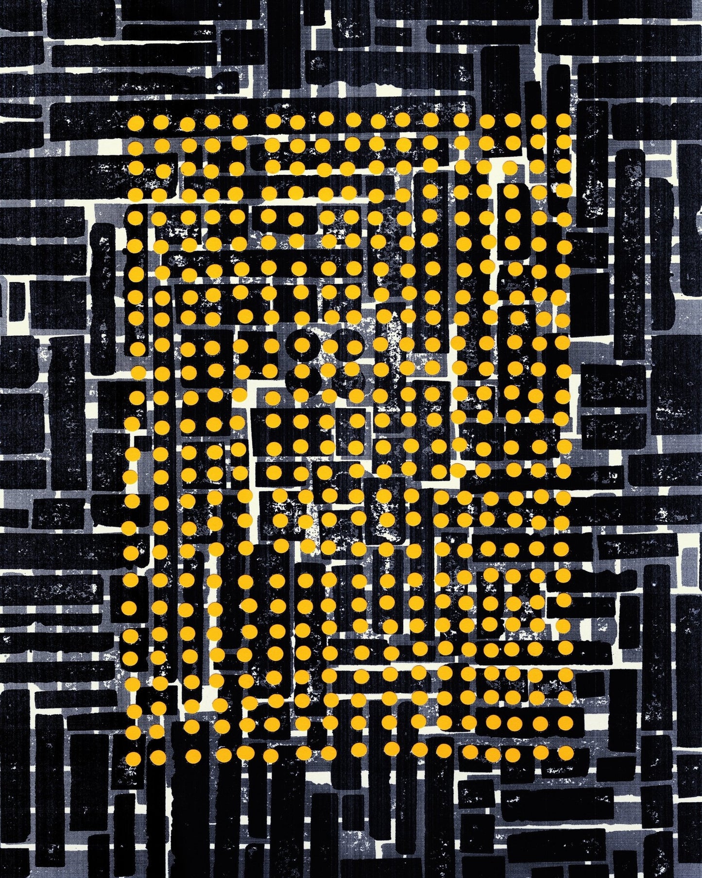 Yellow Dot Grid