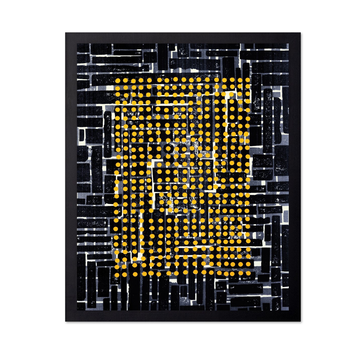 Yellow Dot Grid